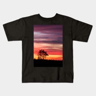 Watching the sunset Kids T-Shirt